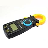 Fenteer 電動　LCD　デジタル　クランプ　マルチメーターテスターメーター　AC DC　電圧電流計
