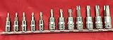 Snap-On 12 Piece 6 Point Torx Bit Deep Socket Driver Set, Part #212EFTXY