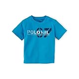 ポロラルフローレン 67グラフィック半袖Tシャツ ライトブルー (男の子12～24か月用) 18M [並行輸入品]