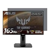 lifeinnotech 覗き見防止 ASUSTek ゲーミングモニター TUF Gaming VG259QR 24.5インチ 16:9 対応 プライバシーフィルター ブルーライトカット 保護フィルム 反射防止 両面使用可能着脱簡単 紫外線カット