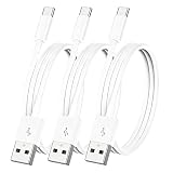 USB Cケーブル 1.5m 3本セット POTRRCIUSUER USB-A to USB-C 急速充電 最大3A データ転送 USB2.0 480Mbps 高耐久 タイプc ケーブル 1.5m Type-Cコード 映像出力非対応 スマホ タブレット対応