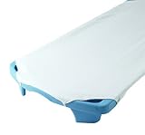 Angeles Organic White Standard Cot Sheet [並行輸入品]