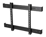 平安伸銅工業 LABRICO DIY収納パーツ テレビハンガー 壁掛け用 (2×4アジャスター強力タイプ EXO-1、EXB-1専用) 使用荷重40kg EXK-14 ブラック