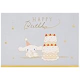 サンリオ メッセージカード シナモロール ケーキとパーティー グリーティングカード 海外輸送可 BD140-3 SANRIO 733881