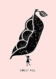Oopsy Daisy Sweet Pea Canvas Wall Art, Girl, 10' x 14' [並行輸入品]