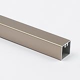 アルミ角パイプ 20×20mm角 ■ステンカラー 長さ151～200cm JQ5