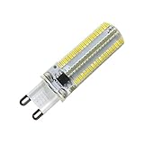 Pack of 10,G9 LED Bulb Dimmable 110V 120V 130V 5W 560 Lumens 152PCS 3014 SMD Silica Gel Daylight Lig