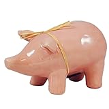 クラシックピンクセラミック貯金箱