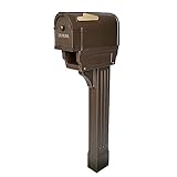 Postal Pro オールインワン郵便ポストスタンドキット ブロンズカラー