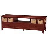 ≪特価！≫【送料無料】 アンティーク調家具　テレビ台（アンティークホワイト）　MTV-5222AW