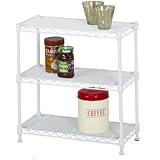 ドウシシャ メタルラック エコノミーシリーズ ミニラック 3段  ルミナスパーツ互換品 ホワイト ポール径12.7mm M452047-3