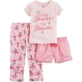 Carter's(カーターズ) 3ピースジャージパジャマ ピンク パジャマ 24ヶ月【並行輸入】