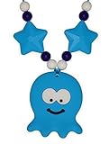 Baby Teething Necklace - Baby Teether Toy Necklace - Little Borna by BiteBaby
