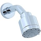 Cifial 221.890.625 Techno Showerhead with Arm and Flange, Polished Chrome [並行輸入品]