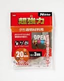 [4978064]ニトムズ　超強力両面テープ透明材料用２０×３ T4613