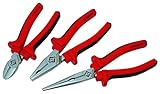 C. K Tools T3803 Diagonal Cutting, Snipe Nose, Linesman Pliers Set, 3-Piece [並行輸入品]