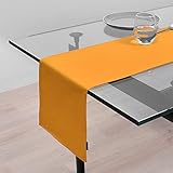 スタイルデコール(STYLE Decor) テーブルランナー・テーブルセンター (30cm×180cm) 綿100% リバーシブルタイプ 無地オックス・マンダリンオレンジ W2603220