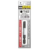 アネックス(ANEX) ヘクスローブ カラービット 穴なし 強力タイプ T40×65 65mm 6本入 ACTX-4065N
