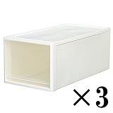 ストラ 押入れ用 (ホワイト, 74-L：3個組) 【組み合わせ可能/日本製/お得なセット】