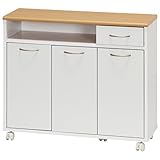 不二貿易 リビング収納 ミニキッチンカウンター 幅80cm 96365