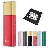【キャップ付き】VOOPOO ARGUS Klyc｜ブープー アーガス クリック｜FlavorKitchenオリジナルミニポーチ付き｜VAPE ベイプ 電子タバコ スターターキット 1350mAh 高出力30W (Red & Gold)