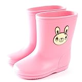 si shu non レインブーツキッズ 子供用 18cm ピンク うさぎ