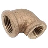 90 degrees Red Brass Elbow-1X3/4 90D BRASS ELBOW (並行輸入品)