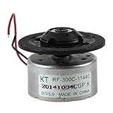 SODIAL DC 3V 3500RPM 2ワイヤーコネクターDVDドライブマイクロモーター　シルバー＋黒