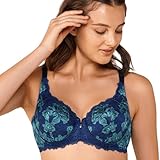 [トリンプ] レッドレーベル バイ 0100 フルカップブラジャー M008(濃ブルー) D85サイズ