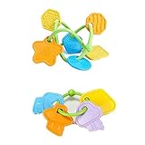 Green Toys Keys First Keys and Twist Teether Bundle [並行輸入品]