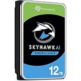 SEAGATE SkyHawk AI 12TB 3.5インチ 監視用ハードディスク 7200rpm SATA 6Gb/s 256MB