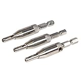 3pc Hinge Drill Bit Set Self Centering Countersink Butt Lock Handle Bracket