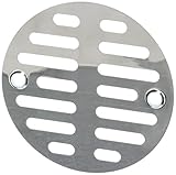 Larsen Supply 03 – 1247シャワー排水グレーチング、3 – 1 / 2インチを2つネジ、クロムメッキ 1 03-1247 1