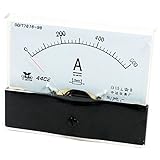 uxcell アナログ電流計 エレクトロニクスマルチテスター 測定装置 低消費電力 DC 0 - 600A