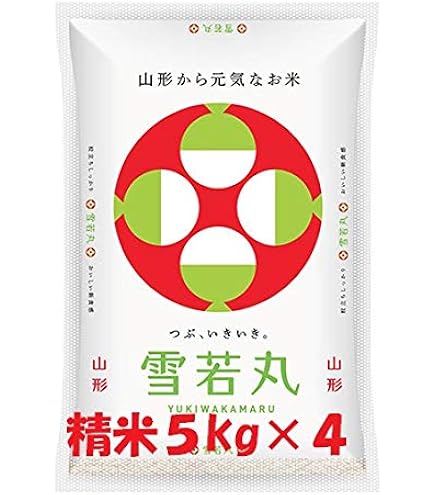 Amazon.co.jp: 令和7年産 山形県産 雪若丸 精米 5kg : 食品・飲料・お酒