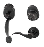 Honeywell 8106407 Wave Door Lever Handleset, Oil Rubbed Bronze [並行輸入品]