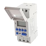 uxcell デジタルタイムスイッチ　THC15A AC/DC 24V　プログラマブルタイマリレースイッチ