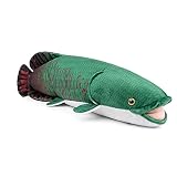ZHONGXIN MADE ぬいぐるみリアルな Arapaima ぬいぐるみ 46 センチメートルソフトグリーン Arapaima ぬいぐるみスーパーソフトぬいぐるみキッズモデルのおもちゃキッズギフト…