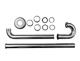 Duravit 50540000 Siphon with elaongated Dipチューブ、クロム