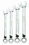 Williams WS-1164RC 4-Piece Reversible Ratcheting Combination Wrench Set [並行輸入品]