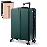 [MAIMO] キャリーケース スーツケース Mサイズ 61L 静音 (キャスター交換/USBポート搭載) キャリーバッグ 軽量 大容量 H