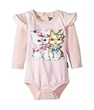[ロックユアベイビー] Rock Your Baby レディース Lulu & Lola Long Sleeve Bodysuit (Infant) ワンピース Pink 6-12 Months (I