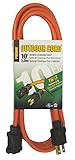 Prime Wire & Cable EC501610 10-Foot 16/3 SJTW Medium Duty Extension Cord, Orange [並行輸入品]