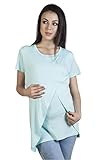 Blush 9 Maternity SHIRT レディース US サイズ: M カラー: ブルー