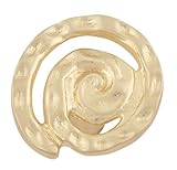 Atlas Homewares 2140-B 1-1/4-Inch Signature Scroll Knob, Satin Brass [並行輸入品]