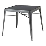 AZUMAYA ダイニングテーブル(幅80cm) クレール PT-134BK