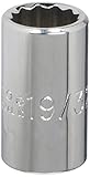 Stanley Proto J5419 1/2-Inch Drive Socket, 19/32-Inch, 12 Point by Stanley-Proto