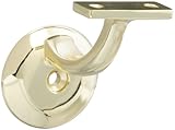 National Hardware Handrail Bracket Brass Knob