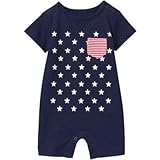 ジンボリー GYMBOREE/ スター1ピース ロンパース半袖 3～6ヶ月【並行輸入】