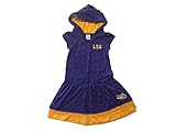LSU TigersコロシアムトドラーガールズパープルUltraソフトSSフード付きドレス( 3t )